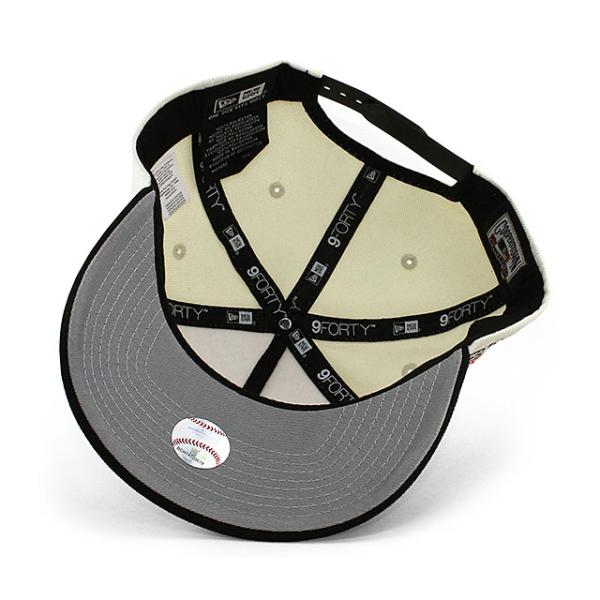 ニューエラ キャップ 9FORTY シカゴ ホワイトソックス MLB 2003 ALL STAR GAME GREY BOTTOM A-FRAME SNAPBACK CAP CREAM