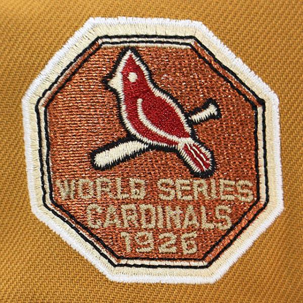 ニューエラ キャップ 59FIFTY セントルイス カージナルス MLB 1926 WORLD SERIES RED BOTTOM FITTED CAP TAN NEW ERA ST.LOUIS CARDINALS
