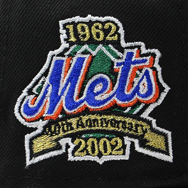 ニューエラ キャップ 59FIFTY ニューヨーク メッツ MLB 40TH ANNIVERSARY GREY BOTTOM CAP BLACK NEW ERA NEW YORK METS 帽子