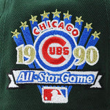 ニューエラ キャップ 9FIFTY シカゴ カブス  MLB 1990 ALL STAR GAME RED BOTTOM SNAPBACK CAP DARK GREEN  NEW ERA CHICAGO CUBS