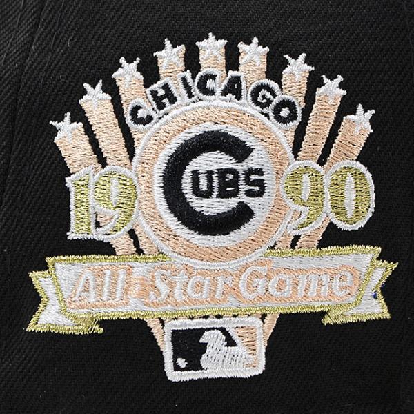 ニューエラ キャップ 59FIFTY シカゴ カブス  MLB 1990 ALL STAR GAME PEACH BOTTOM FITTED CAP BLACK  NEW ERA CHICAGO CUBS