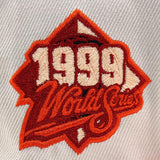 ニューエラ キャップ 59FIFTY ニューヨーク ヤンキース MLB 1999 WORLD SERIES PEACH BOTTOM FITTED CAP STONE