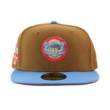 ニューエラ キャップ 59FIFTY シカゴ カブス MLB 1990 ALL STAR GAME LAVA RED BOTTOM FITTED CAP BEIGE NEW ERA CHICAGO CUBS