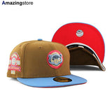 ニューエラ キャップ 59FIFTY シカゴ カブス MLB 1990 ALL STAR GAME LAVA RED BOTTOM FITTED CAP BEIGE NEW ERA CHICAGO CUBS
