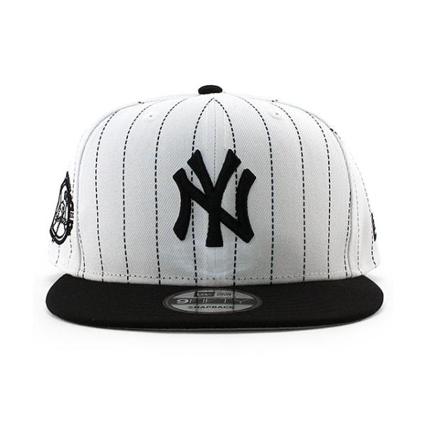 ニューエラ キャップ 9FIFTY ニューヨーク ヤンキース  MLB 100TH ANNIVERSARY PINSTRIPE GREY BOTTOM SNAPBACK CAP WHITE-NAVY  NEW ERA NEW YORK YANKEES