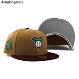 ニューエラ キャップ 59FIFTY アリゾナ ダイヤモンドバックス  MLB 20TH ANNIVERSARY GREY BOTTOM FITTED CAP WHEAT-COPPER  NEW ERA ARIZONA DIAMONDBACKS