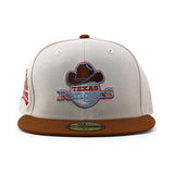 ニューエラ キャップ 59FIFTY テキサス レンジャーズ  MLB 1994-2019 FINAL SEASON SKY BLUE BOTTOM FITTED CAP STONE-COPPER  NEW ERA TEXAS RANGERS