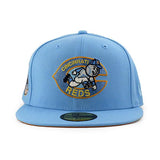 ニューエラ キャップ 59FIFTY シンシナティ レッズ MLB 1970 ALL STAR GAME MANGO BOTTOM FITTED CAP TEAL NEW ERA CINCINNATI REDS