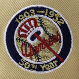ニューエラ キャップ 59FIFTY ニューヨーク ヤンキース MLB 50TH ANNIVERSARY KELLY GREEN BOTTOM FITTED CAP VEGAS GOLD