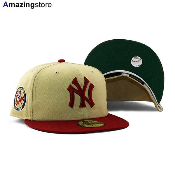 ニューエラ キャップ 59FIFTY ニューヨーク ヤンキース MLB 50TH ANNIVERSARY KELLY GREEN BOTTOM FITTED CAP VEGAS GOLD