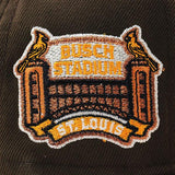 ニューエラ キャップ 59FIFTY セントルイス カージナルス MLB BUSCH STADIUM MANGO BOTTOM FITTED CAP BROWN NEW ERA ST.LOUIS CARDINALS
