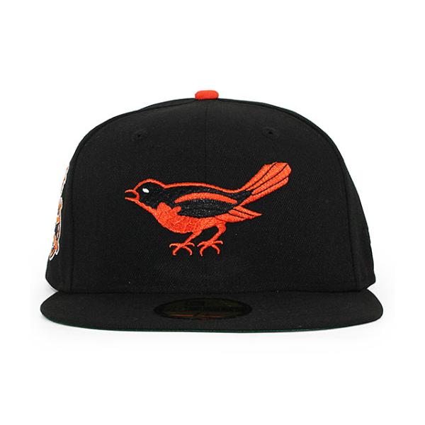 ニューエラ キャップ 59FIFTY ボルチモア オリオールズ MLB 1958 ALL STAR GAME KELLY GREEN BOTTOM FITTED CAP BLACK NEW ERA BALTIMORE ORIOLES