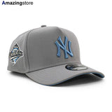 ニューエラ キャップ 9FORTY ニューヨーク ヤンキース MLB 1996 WORLD SERIES LIGHT BLUE BOTTOM A-FRAME SNAPBACK CAP GREY