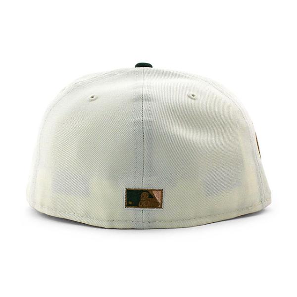 ニューエラ キャップ 59FIFTY アナハイム エンゼルス MLB 50TH ANNIVERSARY PEACH BOTTOM FITTED CAP CREAM