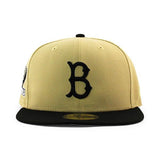 ニューエラ キャップ 59FIFTY ブルックリン ドジャース MLB EBBETS FIELD GREY BOTTOM FITTED CAP VEGAS GOLD NEW ERA BROOKLYN DODGERS