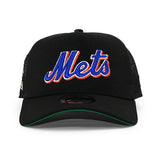 EU限定 ニューエラ 9FORTY メッシュキャップ ニューヨーク メッツ MLB 40TH ANNIVERSARY A-FRAME TRUCKER MESH CAP BLACK NEW ERA NEW YORK METS