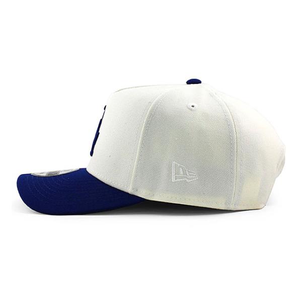 ニューエラ キャップ 9FORTY ロサンゼルス ドジャース MLB 100TH ANNIVERSARY GREY BOTTOM A-FRAME SNAPBACK CAP CREAM NEW ERA LOS ANGELES DODGERS