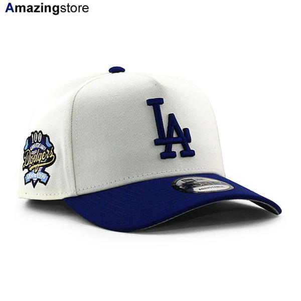 ニューエラ キャップ 9FORTY ロサンゼルス ドジャース MLB 100TH ANNIVERSARY GREY BOTTOM A-FRAME SNAPBACK CAP CREAM NEW ERA LOS ANGELES DODGERS