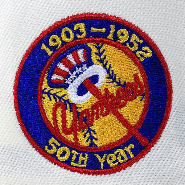 ニューエラ キャップ 9FORTY ニューヨーク ヤンキース MLB 50TH YEAR GREY BOTTOM A-FRAME SNAPBACK CAP CREAM