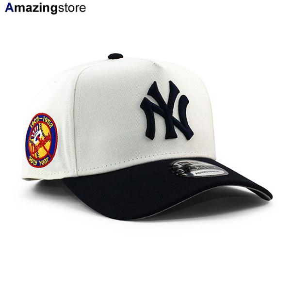 ニューエラ キャップ 9FORTY ニューヨーク ヤンキース MLB 50TH YEAR GREY BOTTOM A-FRAME SNAPBACK CAP CREAM NEW ERA NEW YORK YANKEES