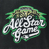 ニューエラ キャップ 9FORTY ミルウォーキー ブルワーズ MLB 2002 MLB ALL STAR GAME GREY BOTTOM A-FRAME SNAPBACK CAP BLACK NEW ERA MILWAUKEE BREWERS