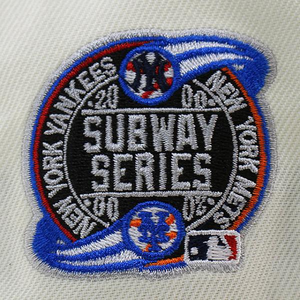 AU限定 ニューエラ キャップ 9FORTY ニューヨーク メッツ MLB 2000 WORLD SERIES SUBWAY SERIES GREY BOTTOM SNAPBACK CAP CREAM NEW ERA NEW YORK METS