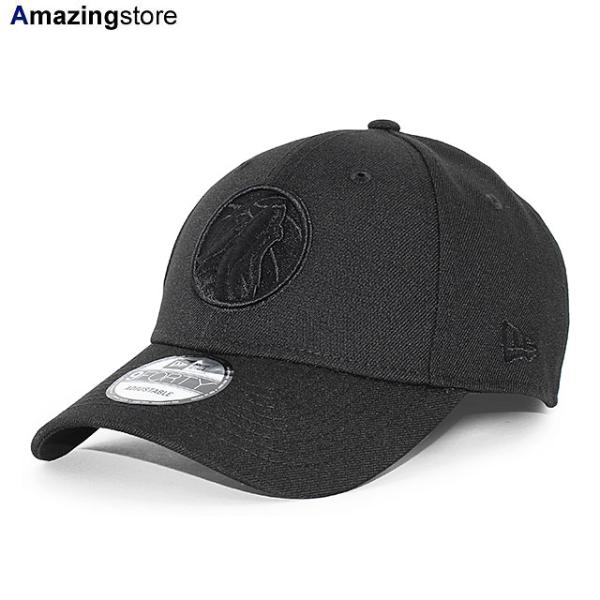 EU AU限定モデル ニューエラ キャップ 9FORTY ミネソタ ティンバーウルブス  NBA SNAPBACK CAP BLACKOUT  NEW ERA MINNESOTA TIMBERWOLVES