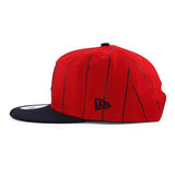 ニューエラ キャップ 9FIFTY ワシントン ナショナルズ MLB VINTAGE STRIPE SNAPBACK CAP RED NAVY NEW ERA WASHINGTON NATIONALS