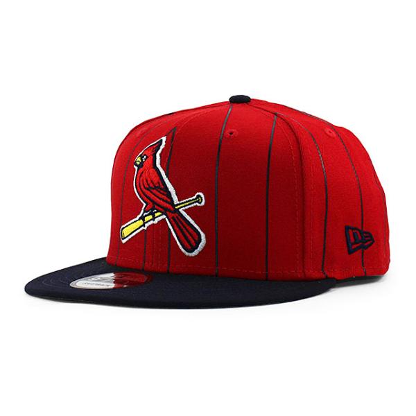 ニューエラ キャップ 9FIFTY セントルイス カージナルス MLB VINTAGE STRIPE SNAPBACK CAP RED NAVY NEW ERA ST.LOUIS CARDINALS