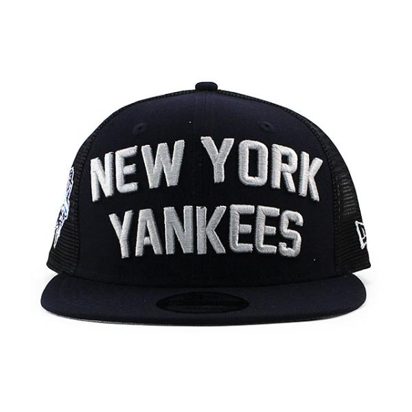 ニューエラ メッシュキャップ 9FIFTY ニューヨーク ヤンキース MLB 2000 WORLD SERIES TRUCKER MESH CAP NAVY