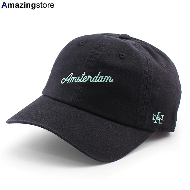 アメリカンニードル キャップ アムステルダム BALLPARK BOARD SHORTS STRAPBACK CAP BLACK