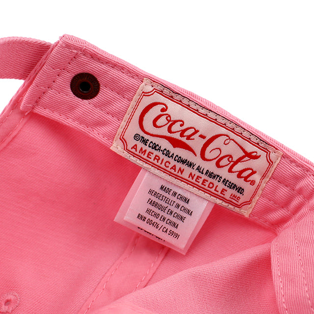 アメリカンニードル キャップ チェリーコーク BALLPARK STRAPBACK CAP PINK AMERICAN NEEDLE CHERRY COKE