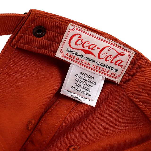 アメリカンニードル キャップ HI-C BALLPARK STRAPBACK CAP DEEP ORANGE
