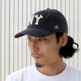 アメリカンニードル キャップ ニューヨーク ブラックヤンキース ARCHIVE STRAPBACK CAP NAVY