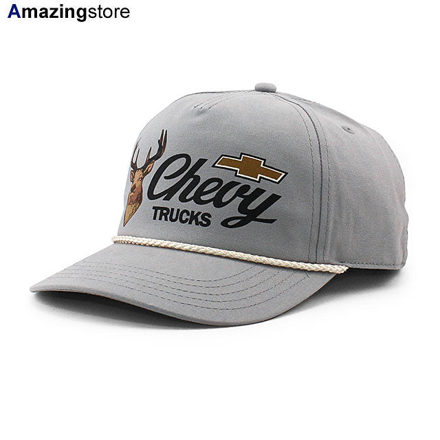アメリカンニードル キャップ シボレー CANVAS CAPPY TRUCKER SNAPBACK CAP GRAY
