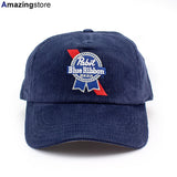 アメリカンニードル パブストブルーリボンビール スナップバック PABST BLUE RIBBON ROSCOE CORDUROY SNAPBACK CAP NAVY