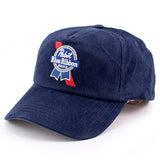 アメリカンニードル パブストブルーリボンビール スナップバック PABST BLUE RIBBON ROSCOE CORDUROY SNAPBACK CAP NAVY