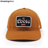 アメリカンニードル キャップ クアーズ HEPCAT STRAPBACK CAP LIGHT BROWN