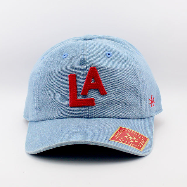 アメリカンニードル キャップ ロサンゼルス エンゼルス BALLPARK STRAPBACK CAP LIGHT DENIM