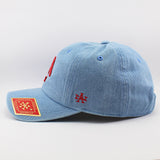 アメリカンニードル キャップ ロサンゼルス エンゼルス BALLPARK STRAPBACK CAP LIGHT DENIM