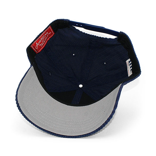 アメリカンニードル ミラー ライト MILLER LITE WIDE WHALE CORDUROY SNAPBACK CAP NAVY