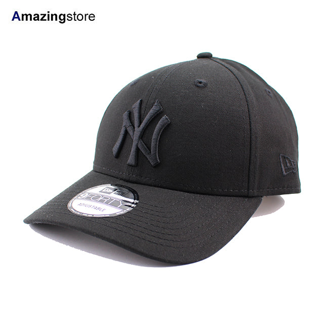 ニューエラ キャップ 9FORTY ニューヨーク ヤンキース MLB STRAPBACK CAP BLACK ON BLACK