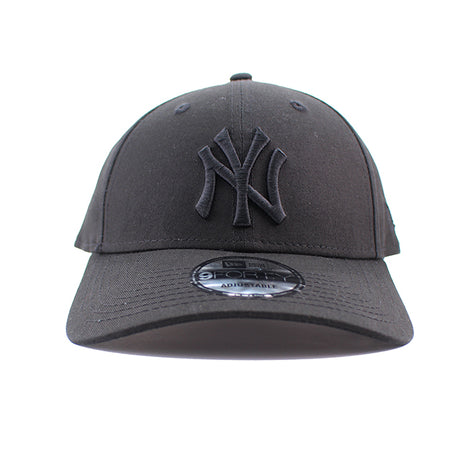 ニューエラ キャップ 9FORTY ニューヨーク ヤンキース MLB STRAPBACK CAP BLACK ON BLACK