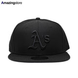 ニューエラ キャップ 9FIFTY オークランド アスレチックス MLB TEAM BASIC SNAPBACK CAP BLACKOUT