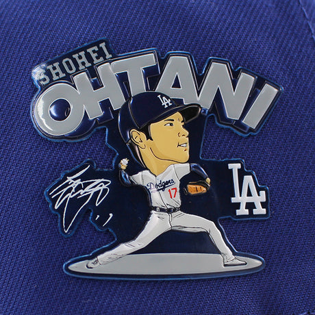 大谷翔平モデル ニューエラ 9FORTY M-CROWN スナップバック ロサンゼルス ドジャース MLB D LOGO SHOHEI OHTANI PITCHING SNAPBACK CAP ROYAL BLUE