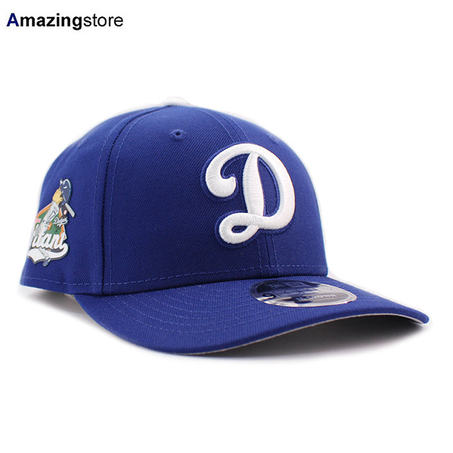 大谷翔平モデル ニューエラ 9FORTY M-CROWN スナップバック ロサンゼルス ドジャース MLB D LOGO SHOHEI OHTANI BATTING SNAPBACK CAP ROYAL BLUE