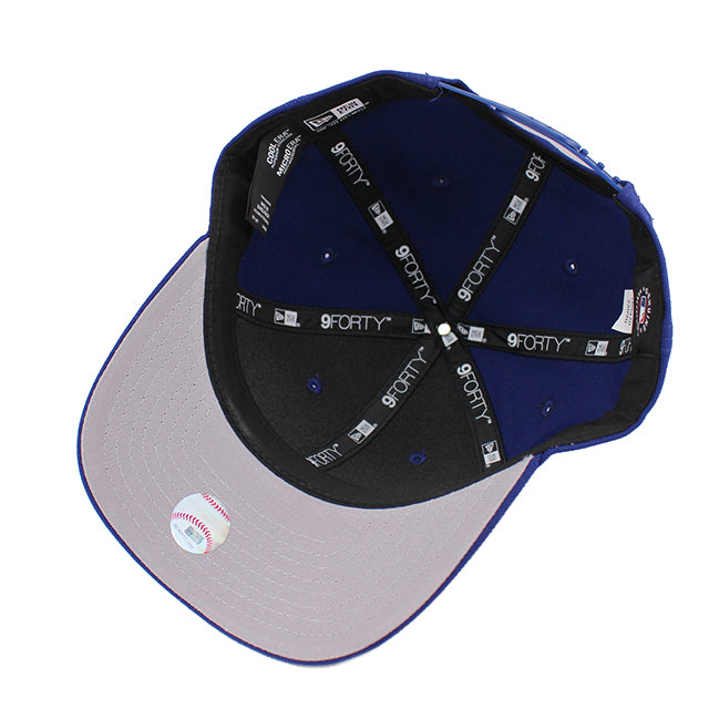 大谷翔平モデル ニューエラ 9FORTY M-CROWN スナップバック ロサンゼルス ドジャース MLB D LOGO SHOHEI OHTANI BATTING SNAPBACK CAP ROYAL BLUE
