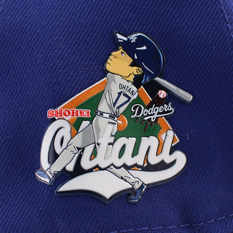 大谷翔平モデル ニューエラ 9FORTY M-CROWN スナップバック ロサンゼルス ドジャース MLB D LOGO SHOHEI OHTANI BATTING SNAPBACK CAP ROYAL BLUE