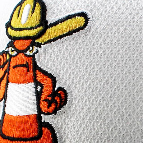 ニューエラ キャップ 59FIFTY シャーロット ナイツ トラフィック コーンズ MILB THEME NIGHT FITTED CAP WHITE BLACK