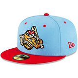 ニューエラ キャップ 59FIFTY ルイビル バッツ MiLB THEME NIGHT FITTED CAP SKY RED